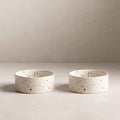 Dog Bowl Set New Party white