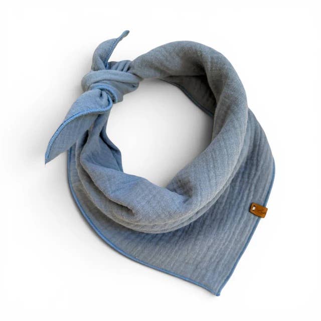 Musselin Halstuch Denim