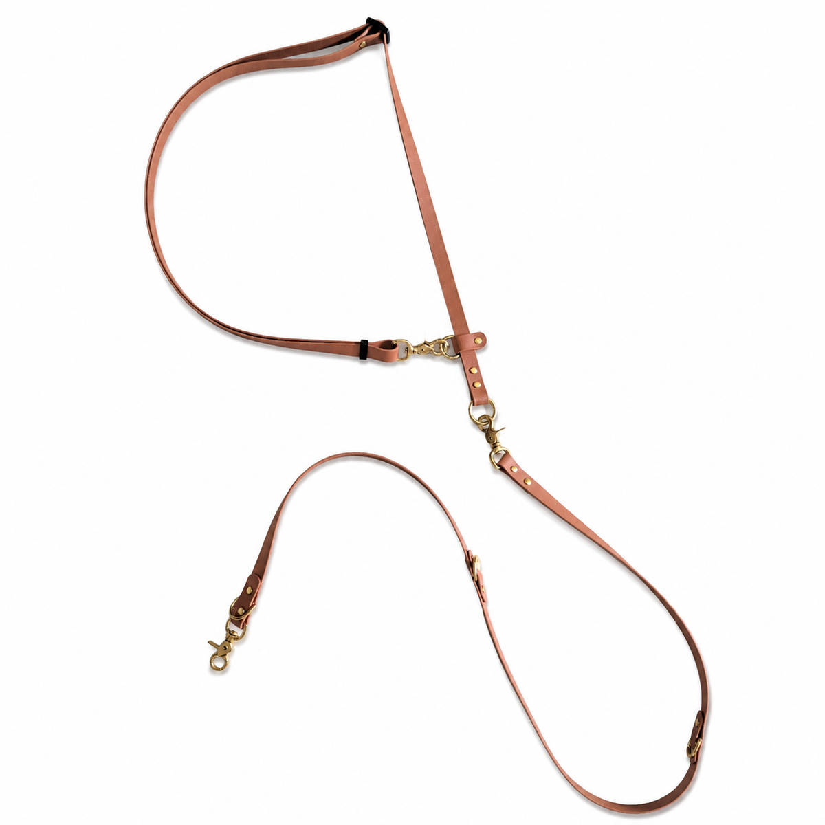 crossbody Leine allround kastanie