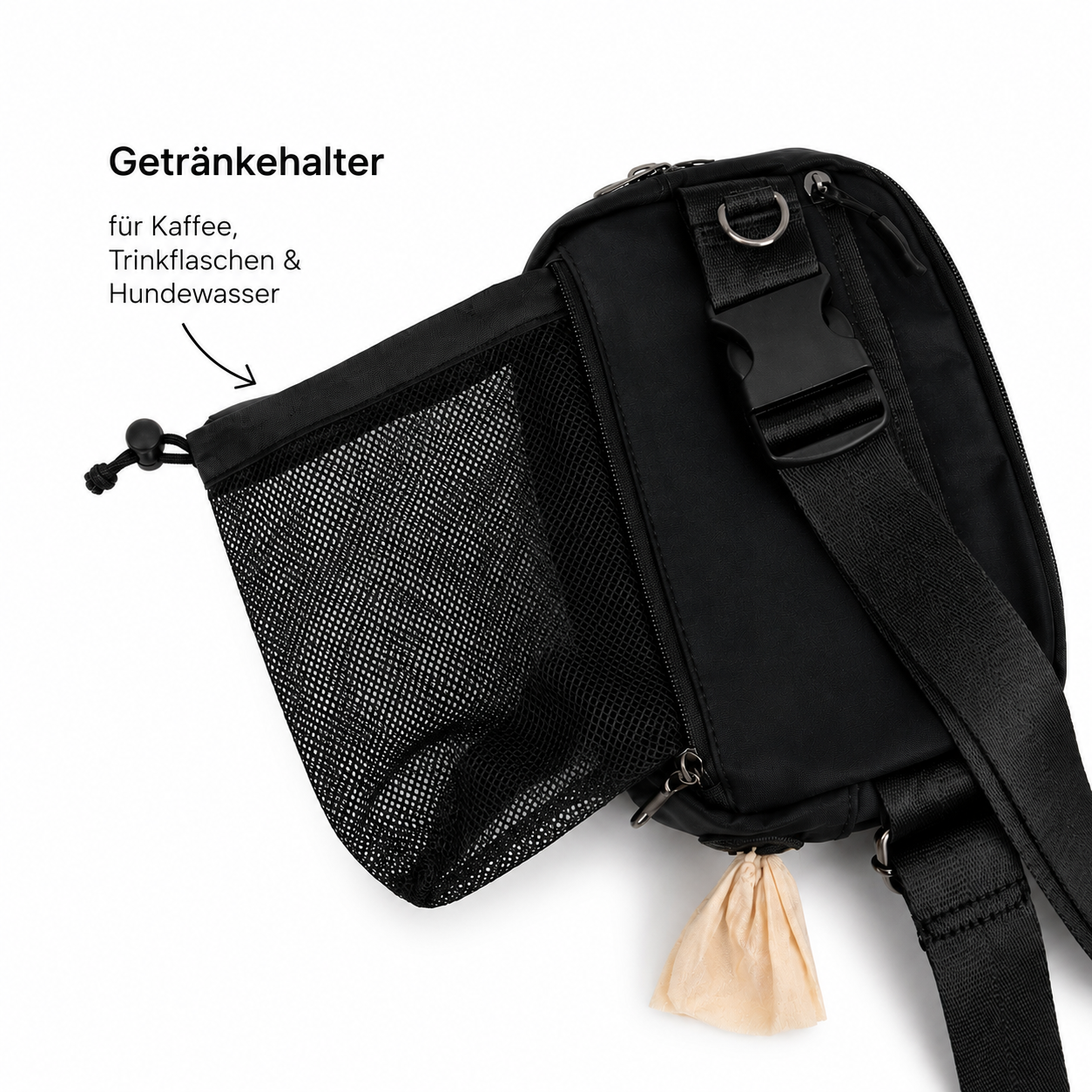 Gassitasche Schwarz