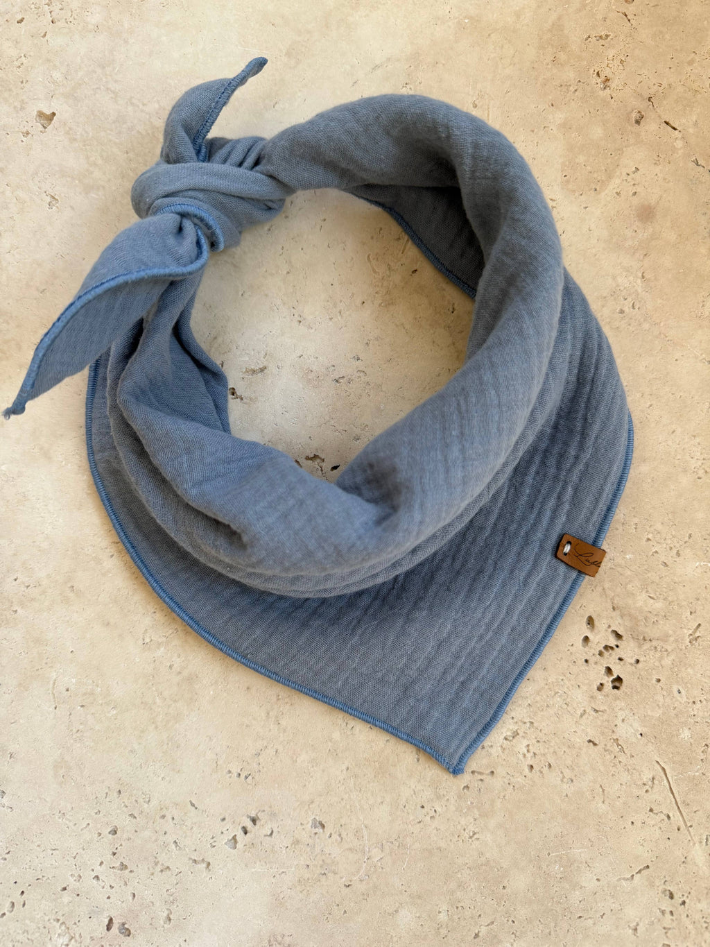 Musselin Halstuch Denim