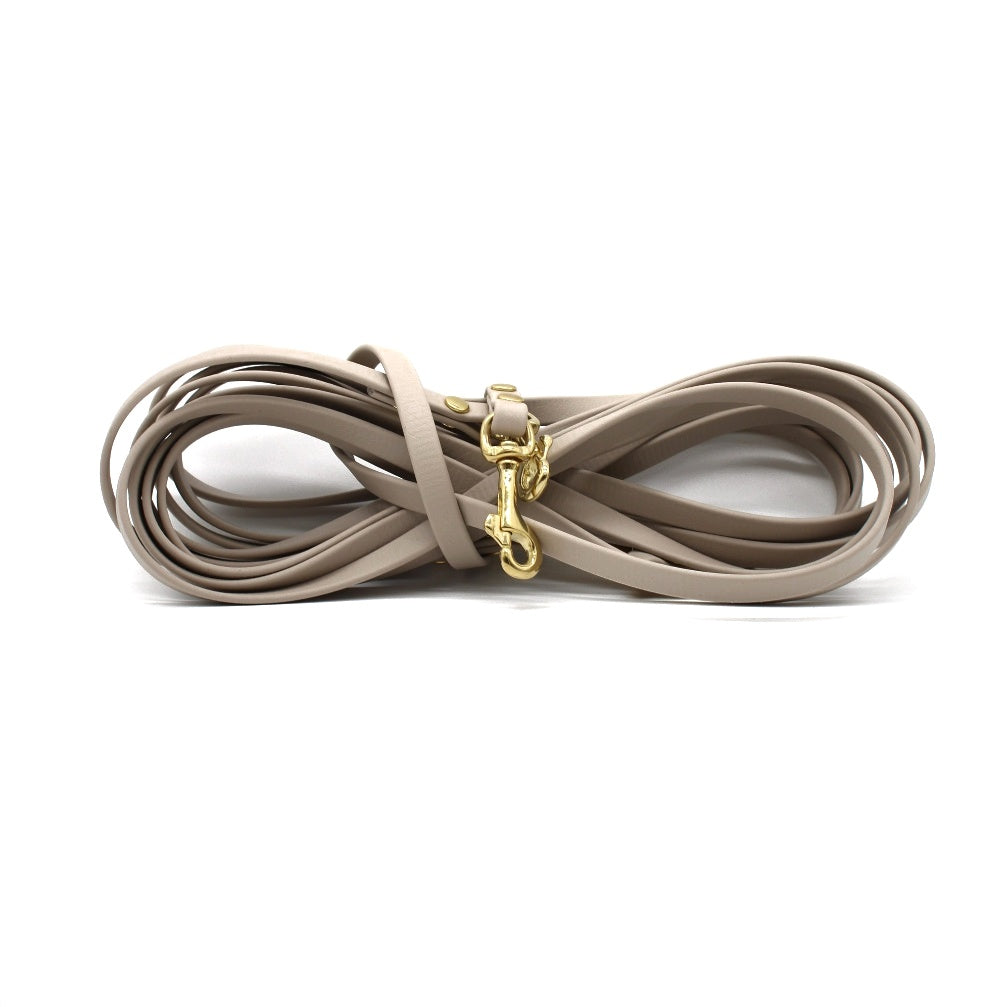 schleppleine biothane taupe