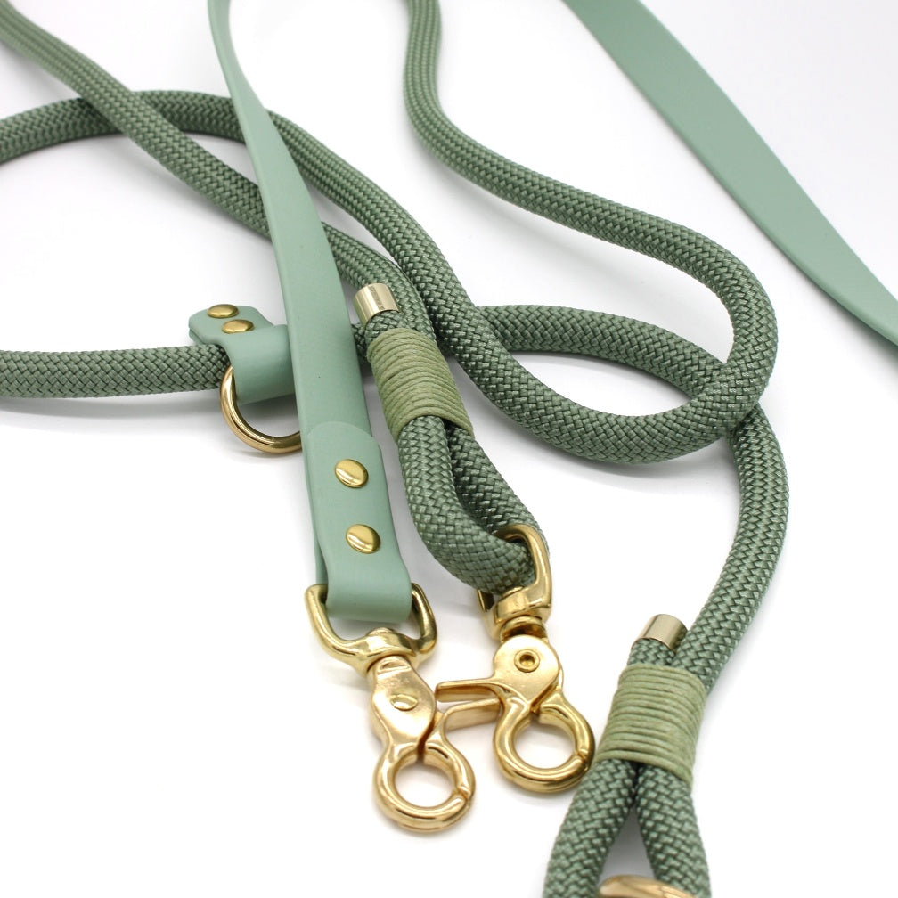 crossbody leine classic dusty sage